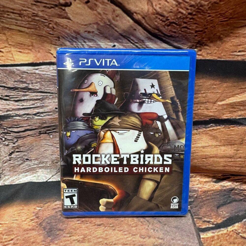 Rocketbirds Hardboiled Chicken PS Vita PlayStation Vita Game New Sealed LRG 238